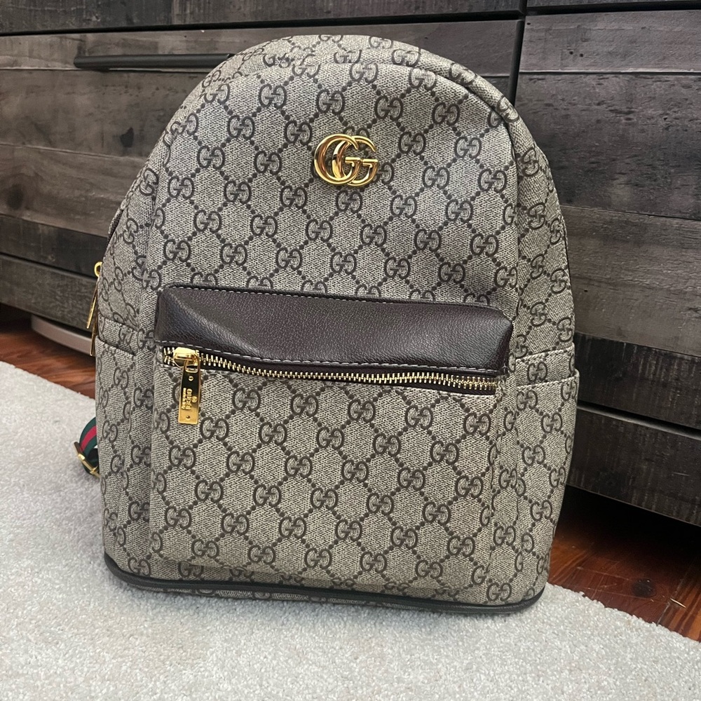 Gorgeous Beige and Brown Backpack